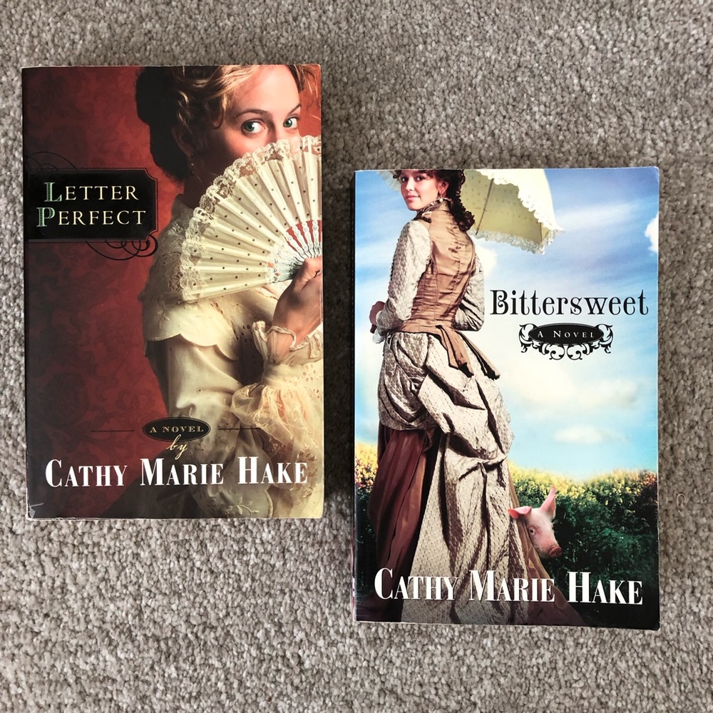 Letter Perfect & Bittersweet by Cathy Marie Hake - Paperback Book Bundle